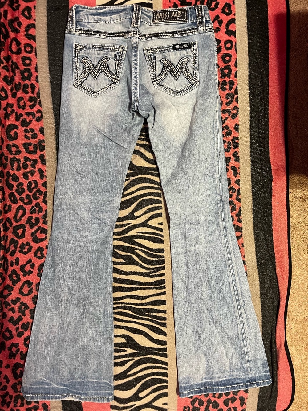 Miss Me low rise flare jeans